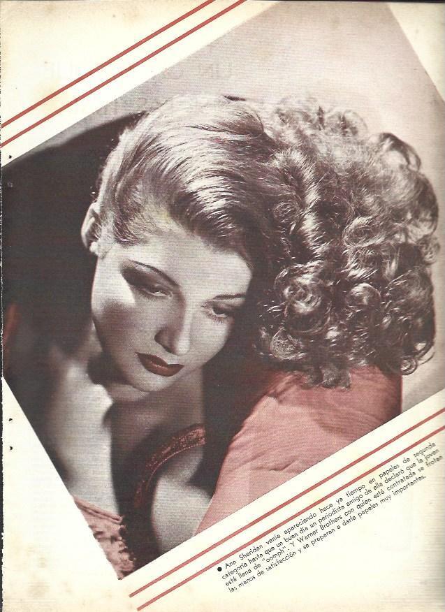 LAMINA 33756: Primer plano de Ann Sheridan