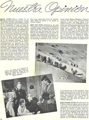 LAMINA 33752: Escenas de Beau Geste y La Solterona