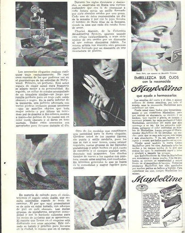 LAMINA 33789: Mary Hart en publicidad de Maybelline
