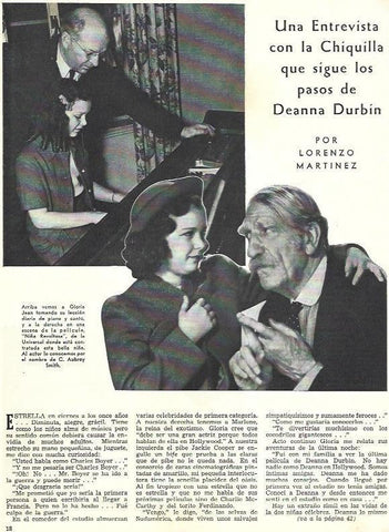 LAMINA 33779: Gloria Jean en clase de piano