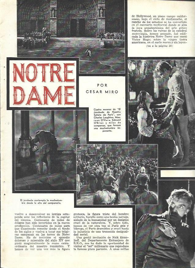 LAMINA 33776: Escenas de El Jorobado de Notre Dame