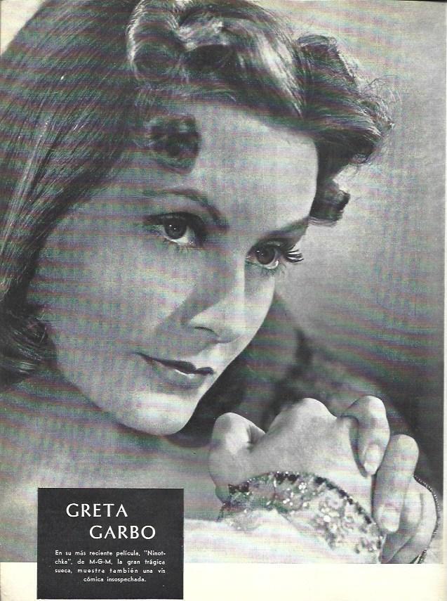 LAMINA 33774: Greta Garbo en Ninotchka