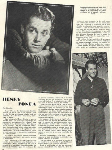 LAMINA 33718: Henry Fonda