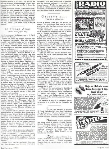 LAMINA 33708: Publicidad de escuela de radio