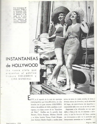 LAMINA 33698: Genevieve Tobin y su hermana