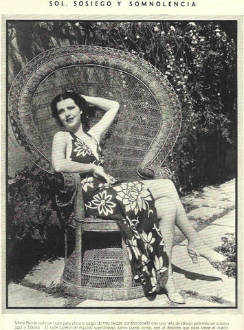 LAMINA 33734: Mona Barrie en la playa