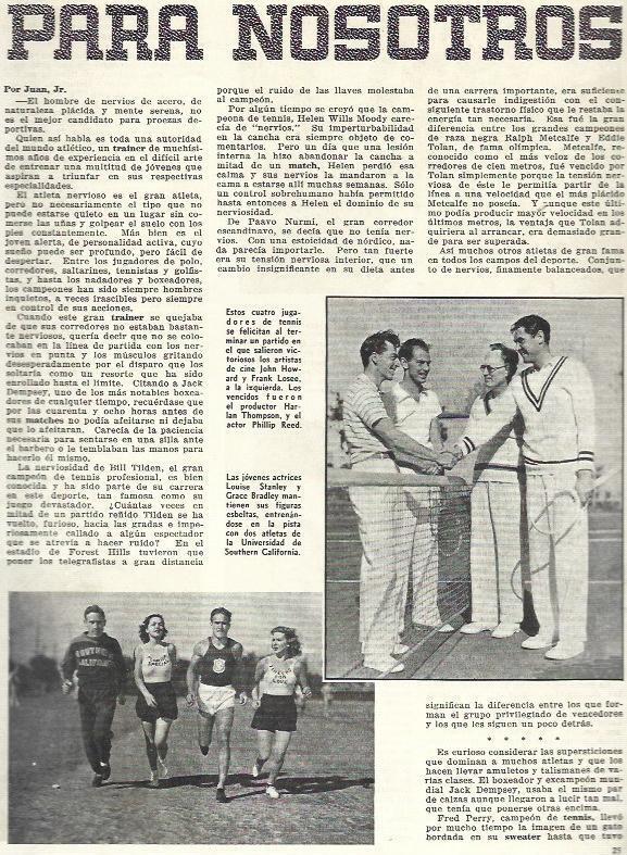 LAMINA 33723: Philip Reed con jugadores de tenis y Louise Stanley en la Universidad Southern de California