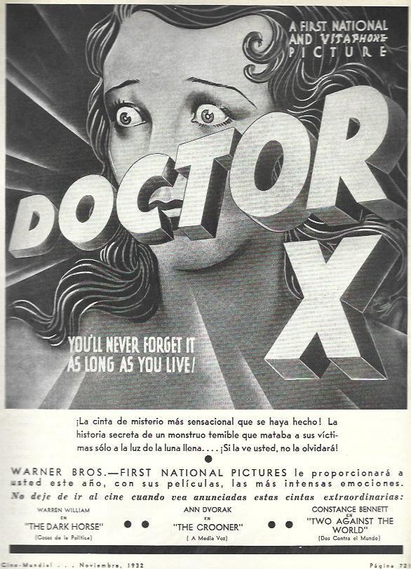 LAMINA 33467: Cartel de Doctor X