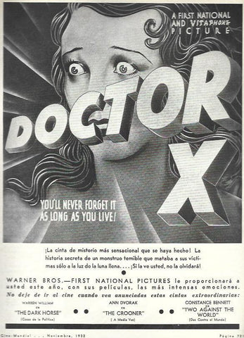 LAMINA 33467: Cartel de Doctor X