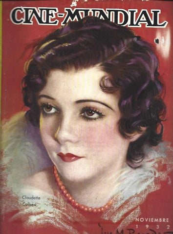 LAMINA 33463: Portada con Claudette Colbert