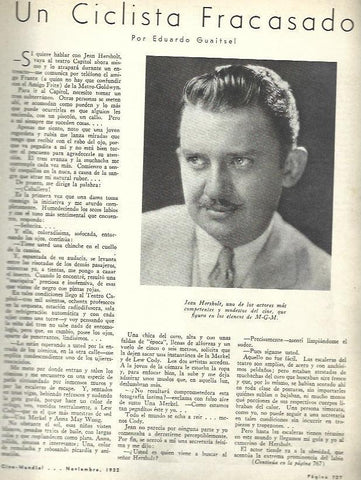 LAMINA 33470: Jean Hersholt