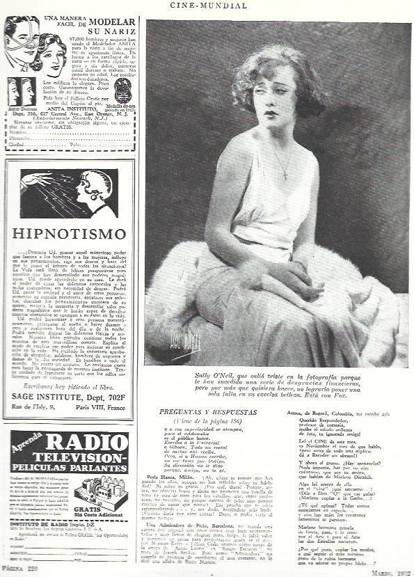 LAMINA 33460: Sally O'Neil