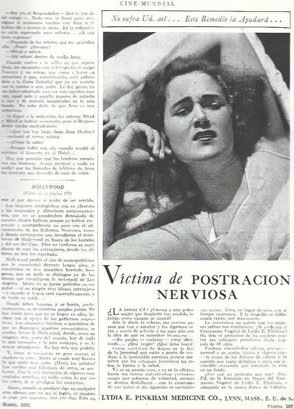 LAMINA 33454: Publicidad de Lydia Pinkham Medicine