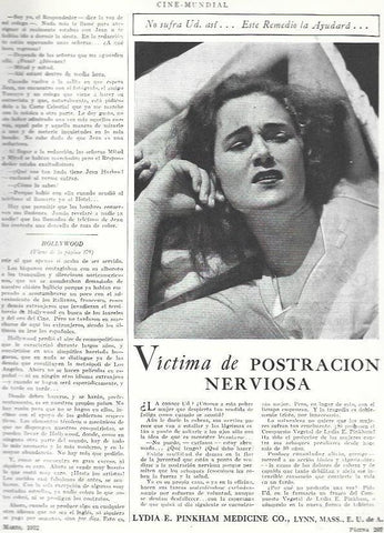 LAMINA 33454: Publicidad de Lydia Pinkham Medicine