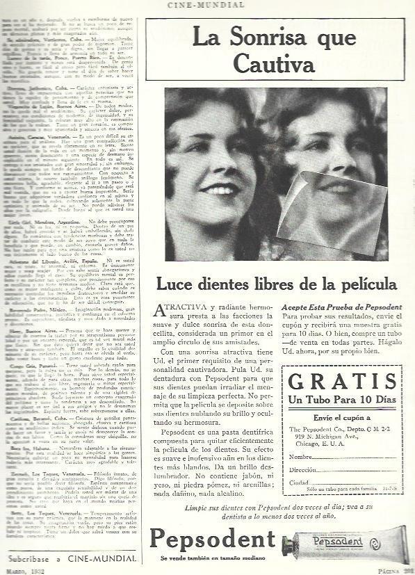 LAMINA 33451: Publiciadad de crema de dientes Pepsodent