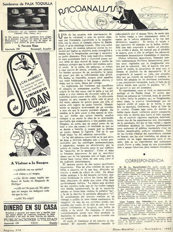 LAMINA 33489: Publicidad de Sombreos Toquilla en Guayaquil