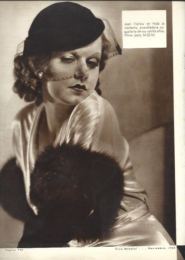 LAMINA 33476: Jean Harlow