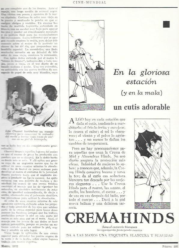 LAMINA 33447: Publicidad de Cremahinds