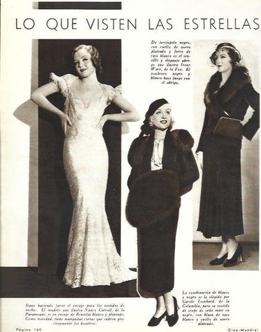 LAMINA 33410: Nancy Carrol, Carole Lombard e Irene Ware