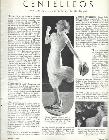 LAMINA 33406: Carole Lombard y Mary Pickford