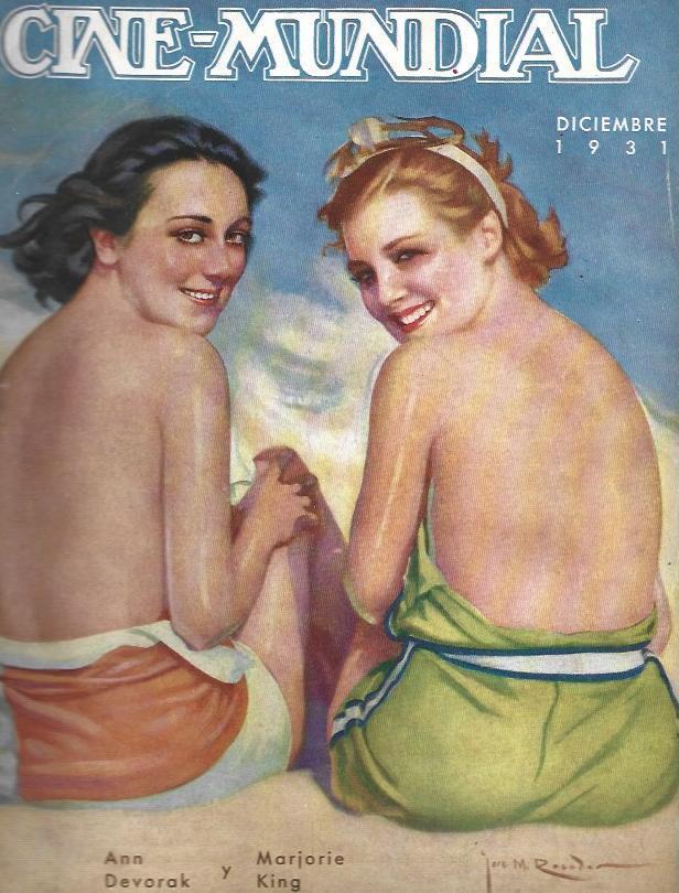 LAMINA 33495: Portada con Ann Devorak y Marjorie King