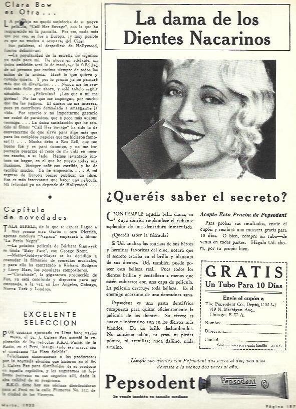LAMINA 33422: Publicidad de Pepsodent