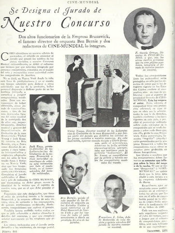 LAMINA 33497: Jurado del Concurso Musical Extraordinario