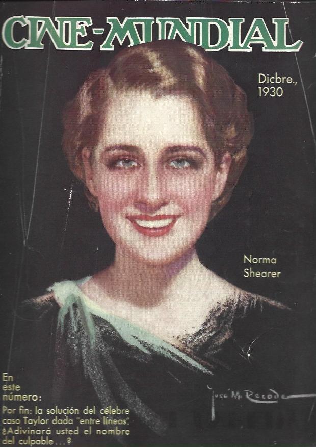 LAMINA 33567: Portada con Norma Shearer