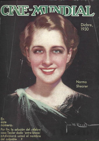 LAMINA 33567: Portada con Norma Shearer