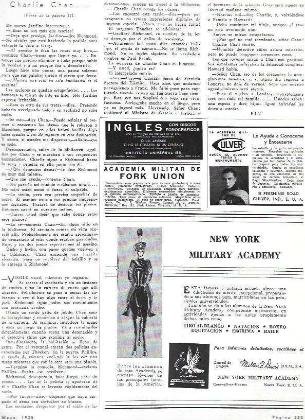 LAMINA 33565: Publicidad de Academia militar Fork Union y New York Military Academy