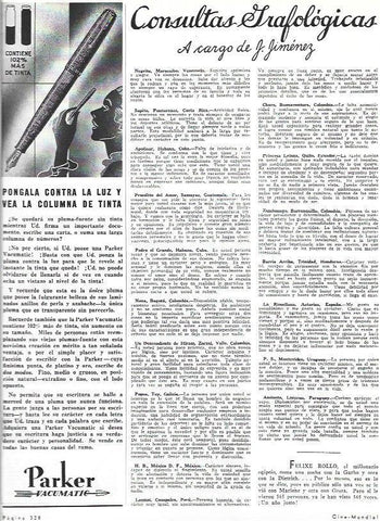 LAMINA 33562: Publicidad de pluma Parker Vacumatic