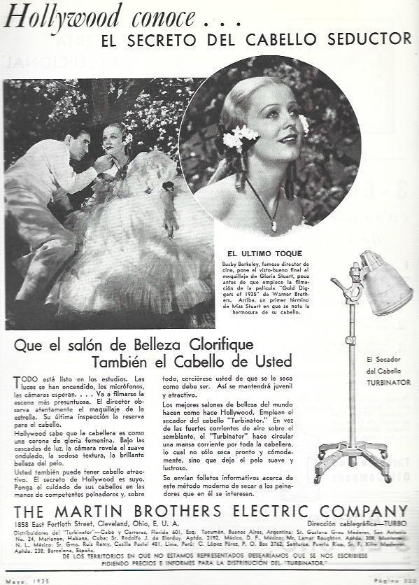 LAMINA 33560: Publicidad de secador Turbinator