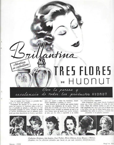 LAMINA 33559: Publicidad de brillantina Tres Flores