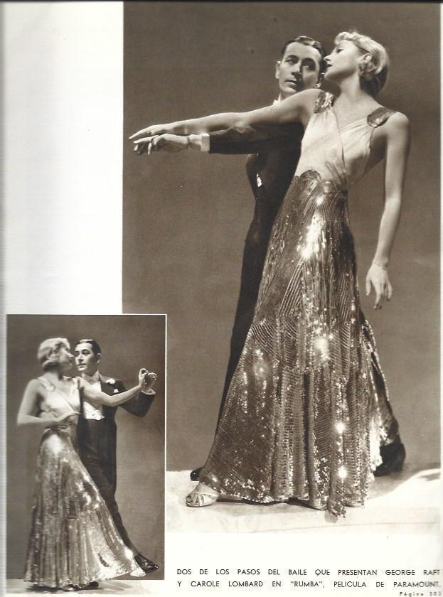 LAMINA 33551: George Raft y Carole Lombard en Rumba