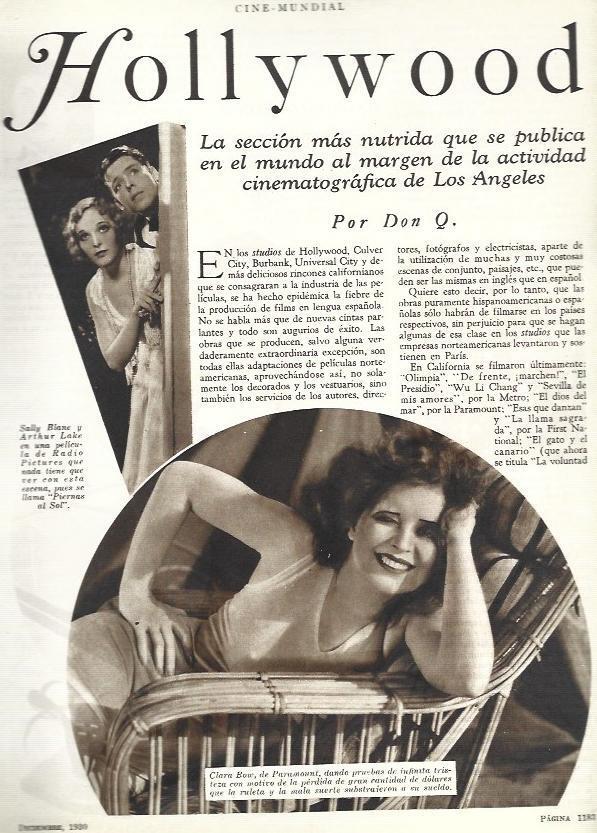 LAMINA 33582: Clara Bow