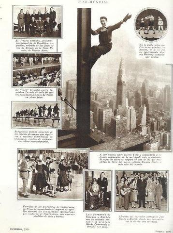 LAMINA 33579: Trabajador en la construccion del Empire State 