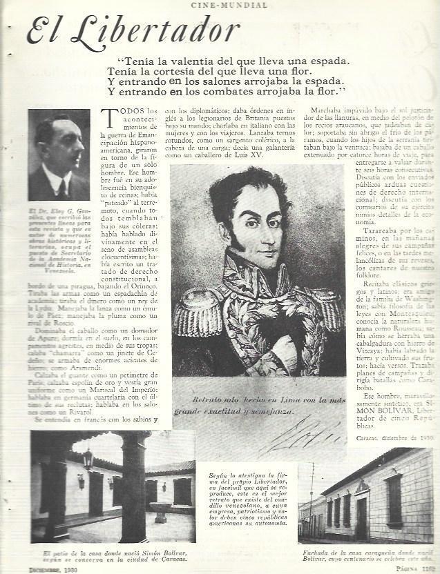 LAMINA 33575: Retrato de Simon Bolivar