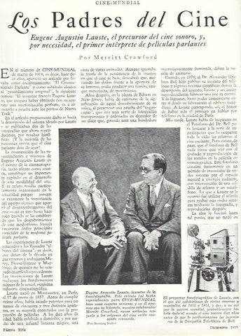 LAMINA 33572: Eugene Augustin Lauste y Merritt Crawford
