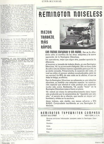 LAMINA 33519: Publicidad de Remington Noiseless