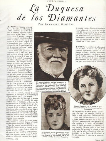 LAMINA 33515: La Duquesa de los Diamantes