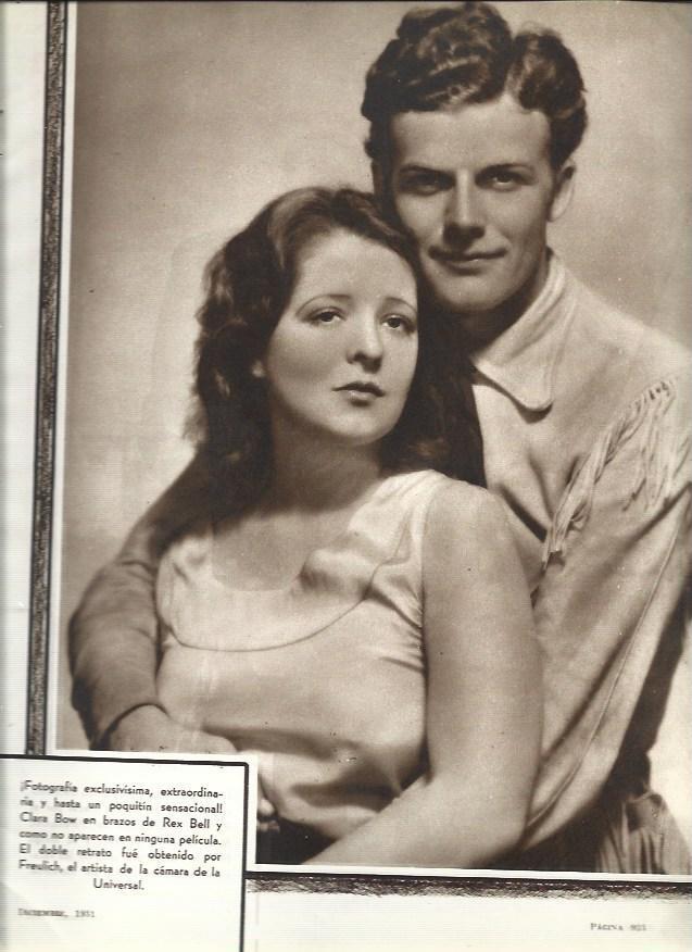 LAMINA 33508: Clara Bow y Rex Bell