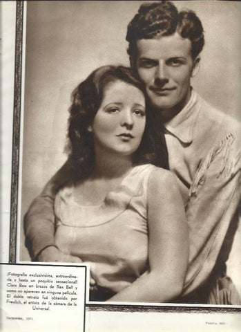 LAMINA 33508: Clara Bow y Rex Bell