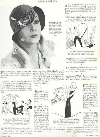 LAMINA 33503: Primer plano de Dolores del Rio