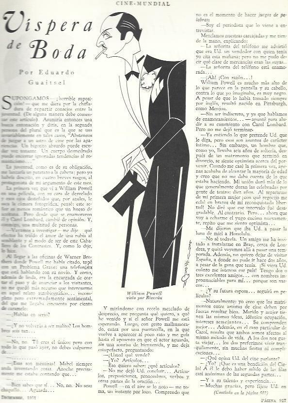 LAMINA 33501: William Powell por Riveron