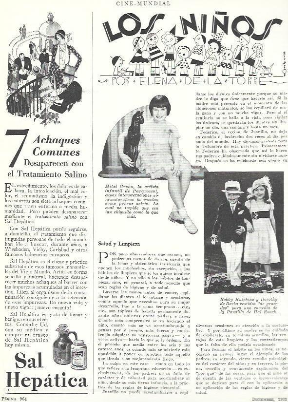 LAMINA 33523: Mitzi Gree, Bobby Hutchins y Dorothy de Borba