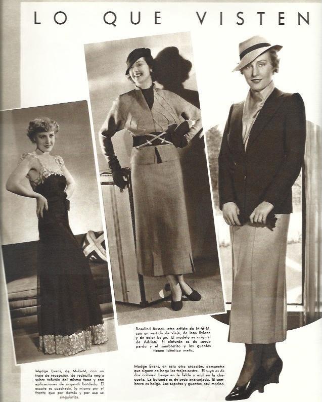 LAMINA 33544: Madge Evans y Rosalind Russell