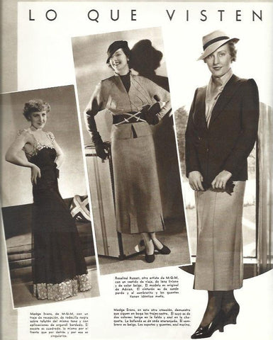 LAMINA 33544: Madge Evans y Rosalind Russell