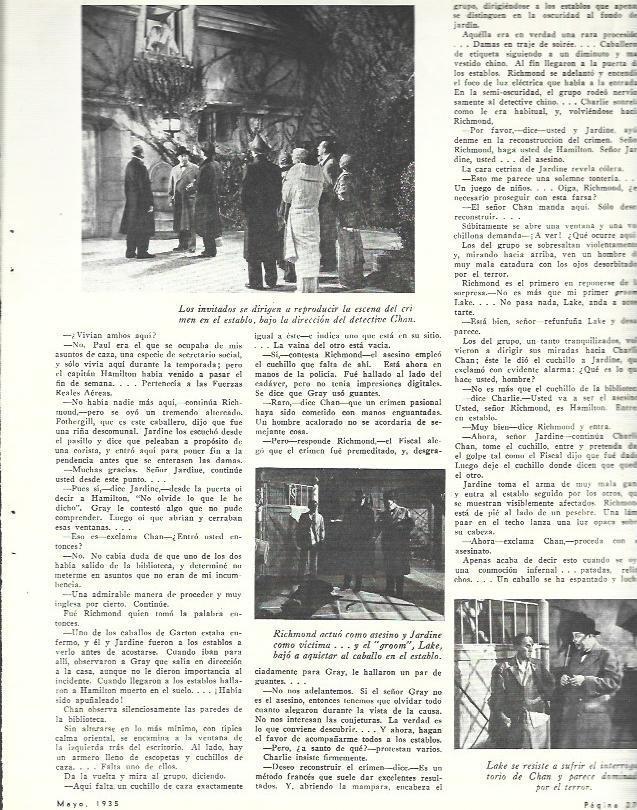 LAMINA 33539: Escenas de Charlie Chan en Londres