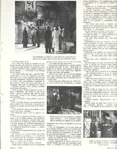 LAMINA 33539: Escenas de Charlie Chan en Londres