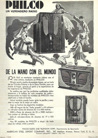 LAMINA 33535: Publicidad de Radio Philco